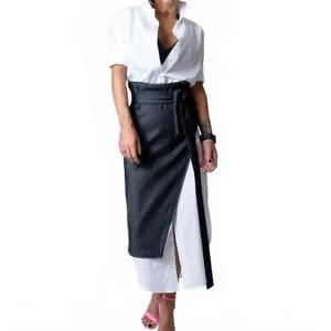 NEW LOCKER ROOM denim extravagant three piece set in multi